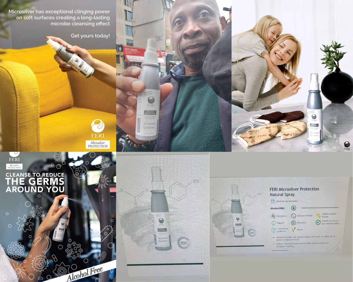 Greenvalleyman2's tweet image. Don't forget to protect yourself and your lovedones by doing your best by lowering the exposure to harmful germs and bacterias.  Include the FERI MICROSILVER PROTECTION NATURAL SPRAY in your arsenal. 
 #microsilver  #FestiveSeason #opulenceglobal  
opulence.com/greenvalleyman