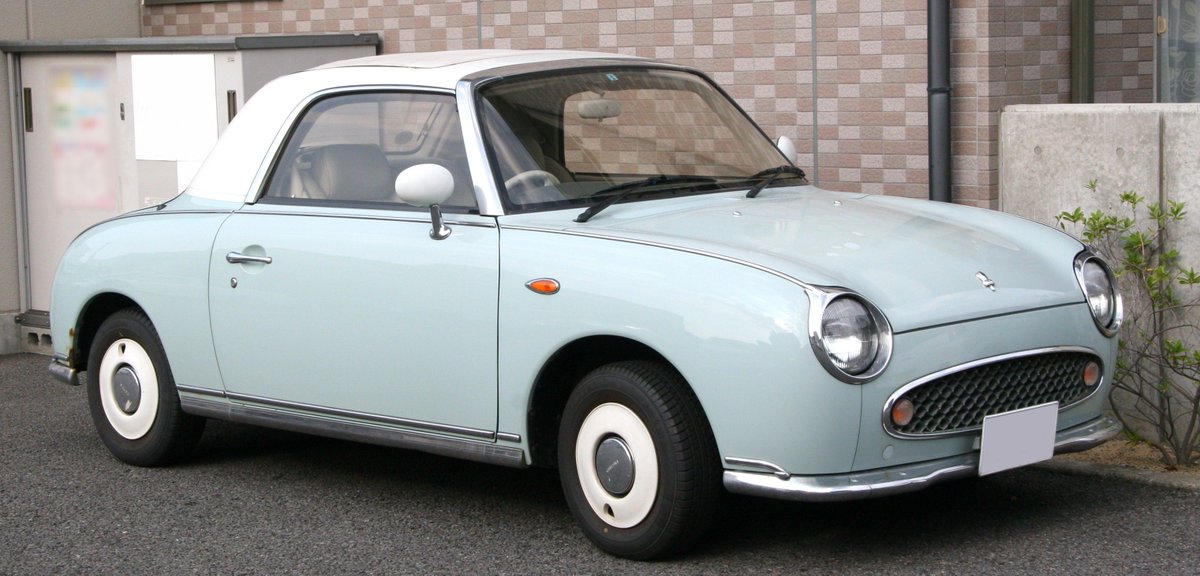 neotokyojapan's tweet photo. 99年の東京モーターショーで発表された #ford021C は21世紀の自動車の家電化を予知していたかのようなスタイリング。元祖レトロフューチャーはもちろん87年の #Be1 や91年の #Figaro も。とても心が動いた可愛いクルマたち。ミッドセンチュリーの要素が我々の記憶の隅に有るからこそ共感共鳴できる。 https://t.co/lWgocatROq