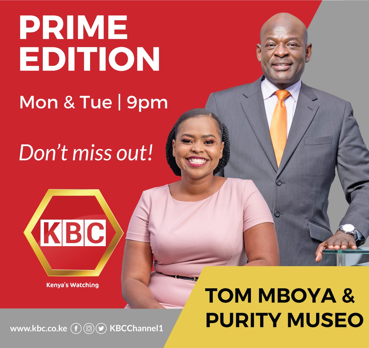 KBC Channel 1 News tweet media