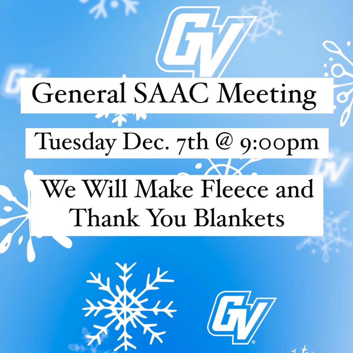 GVSU SAAC tweet media