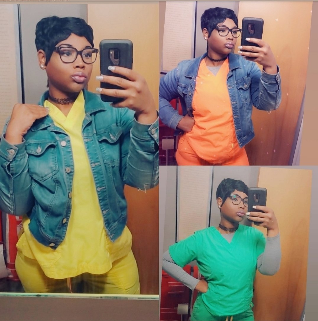 NaughtyNerdNinj's tweet photo. I support all my Trans women sisters and we are all not the same I don't do only fans or porn my source of income is in the HEALTHCARE FIELD a 9to5 making sure my clients are safe & secure 🙏🏽🤓 #CNA #independentprovider
#healthcareworker #hardworker #Fcovid #Blessed #throwback https://t.co/aWIKkqL5UC
