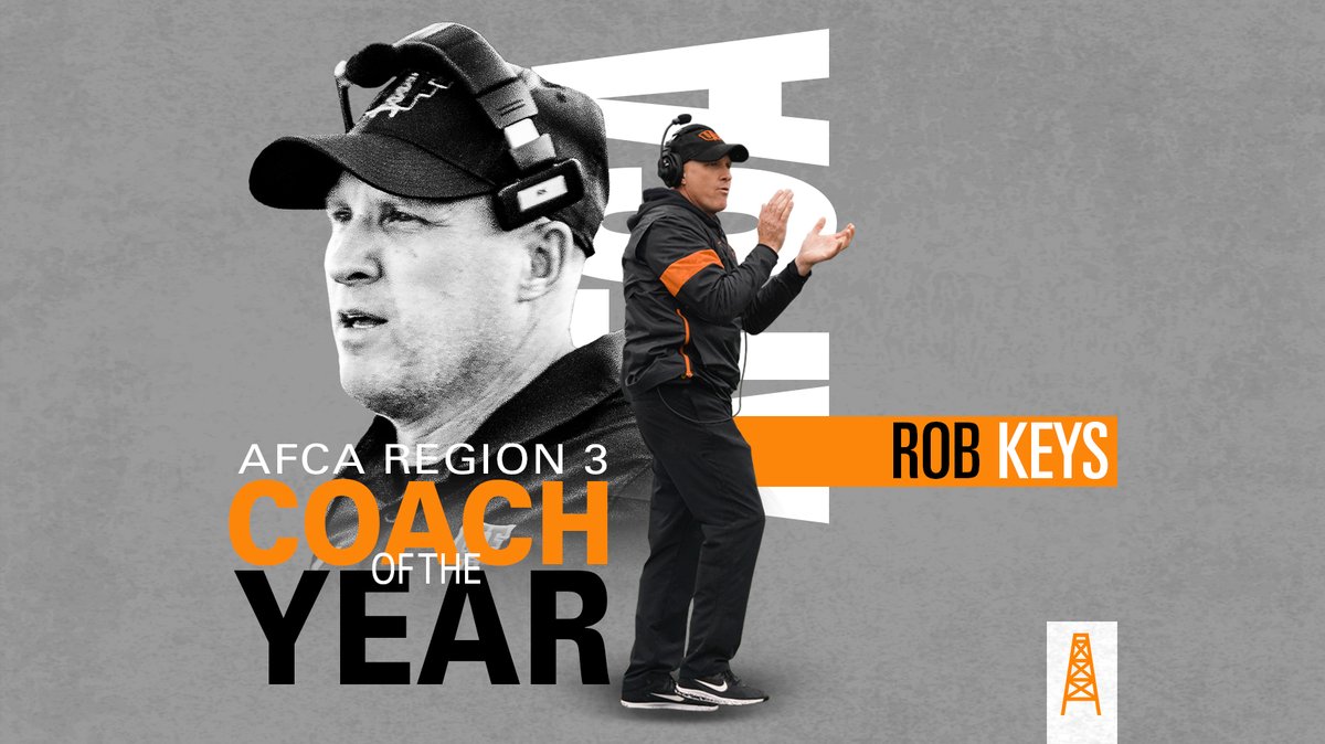 FindlayOilers's tweet photo. ‼️ AFCA REGION 3 COACH OF THE YEAR‼️

Congratulations to Rob Keys on being voted the NCAA DII Region 3 Coach of the Year! Keys led the Oilers to their 1st league title since 1997 and their second trip to the NCAA playoffs this season.

🏈 https://t.co/qWPkH0N9G1 https://t.co/umwlQratkC