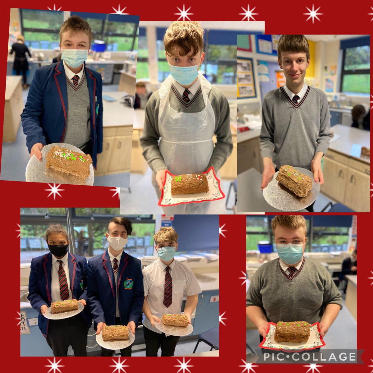 HEOIntegrated's tweet photo. The year 12 Occupational Patisserie students are “on a roll”! 😉First time making Swiss rolls for their Chocolate Yule Logs and they absolutely smashed it!🪵⛄️🎄@KatrinaCrilly @OIntegrated https://t.co/t59L6ZKMvI