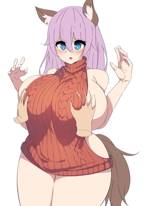 セーターのしわと描きこみ大変すぎる...寝ます😌 