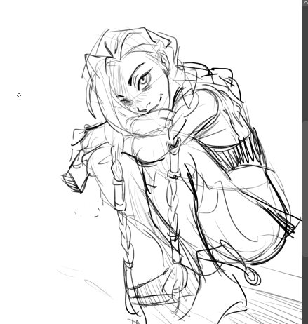 anotherrrr messy doodlezzz of jinx my bby #Arcane 