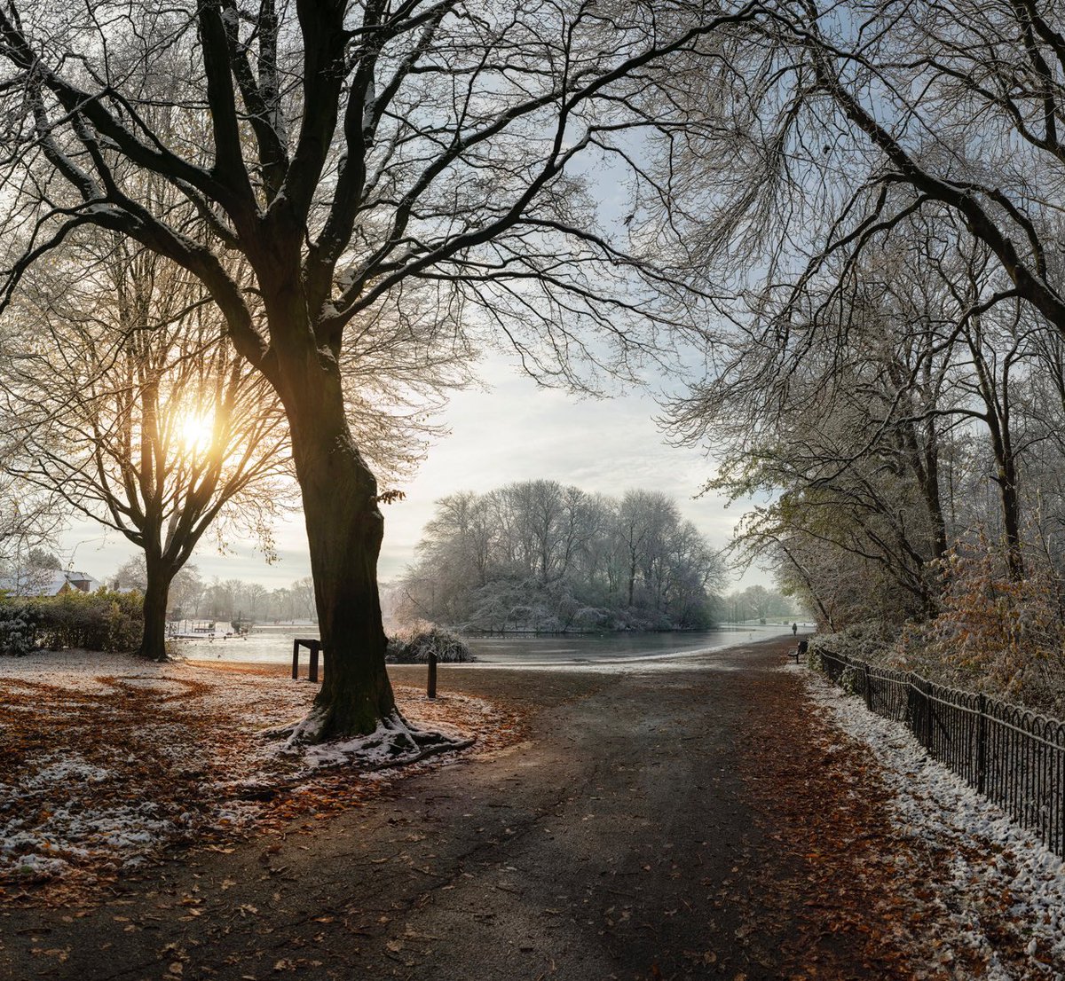 The lake in Platt Fields Park #Manchester in the winter.

Prints of this and a wide selection of my landscapes photographs are available here andrewbrooksartist.com/landscapes