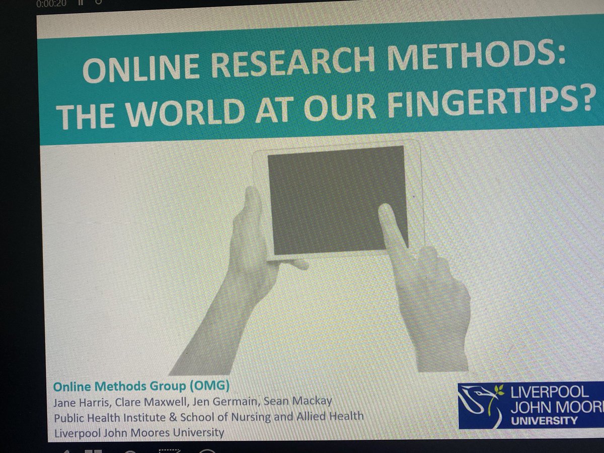 Great to be back presenting with the OMG (online methods group) for PGRs this afternoon, thank you <a href="/seanmckay99/">sean mckay</a> <a href="/phi_janeharris/">Jane Harris</a> <a href="/PHI_JenGermain/">Jennifer Germain</a> <a href="/LJMU_PGRs/">LJMU PGR Development</a> #onlineresearchmethods