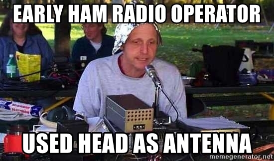 Ham Radio Prep в Twitter: „Let's load that noggin! Attach the coax, use the  antenna tuner … wait, that's probably not safe #RF! Scratch that idea!  Let's be safe when you are #