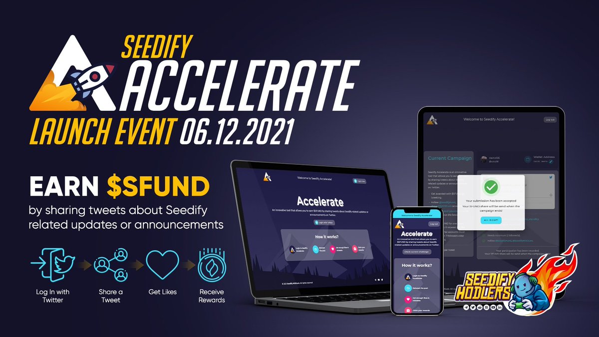 zug_aga's tweet photo. Yeni pazarlama aracı Seedify Accelerate'i piyasaya sürüyorlarmış ve bunu kutlamak için 50 şanslı kişiye 2500 BUSD hediye edeceklermiş. Katılın millet :D 
https://t.co/HF80vRiMVY https://t.co/84XRGq400c