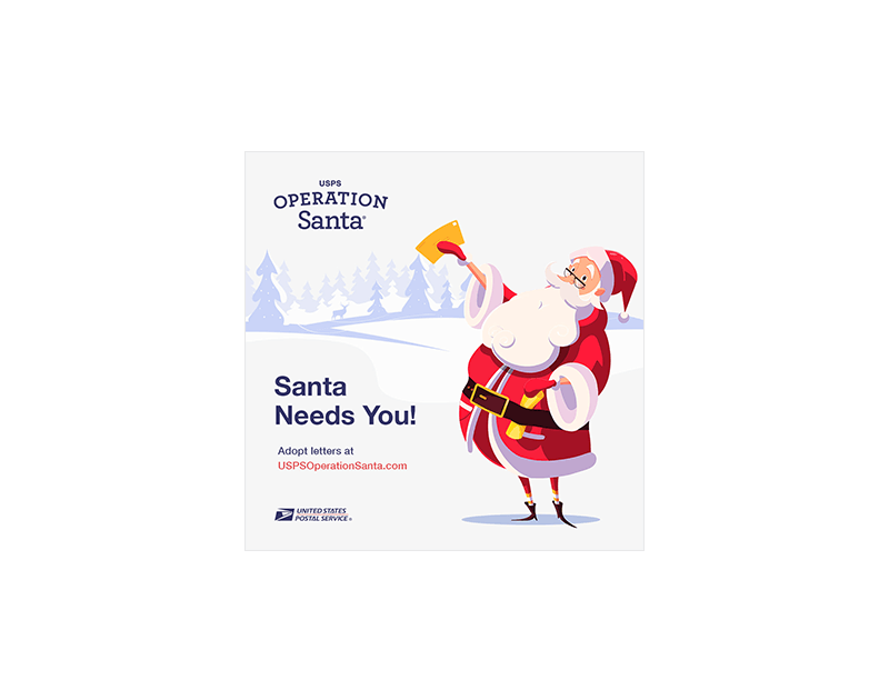 UPDATE:
As of this morning, 14,666 letters have been adopted and 311 packages have been sent. More info can be found at USPSOperationSanta.com/community 
#HelpSantaHelpKids #BelieveInMagic #ElvesExist