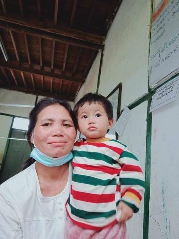 Naing Leng, 2 years old girl, lost her right leg and badly injured as by  the bomb planted by Myanmar’s military junta exploded in front of their house in Mindat , Chin State. #TerroristsJunta #WhatsHappeningInMyanmar #Dec6Coup