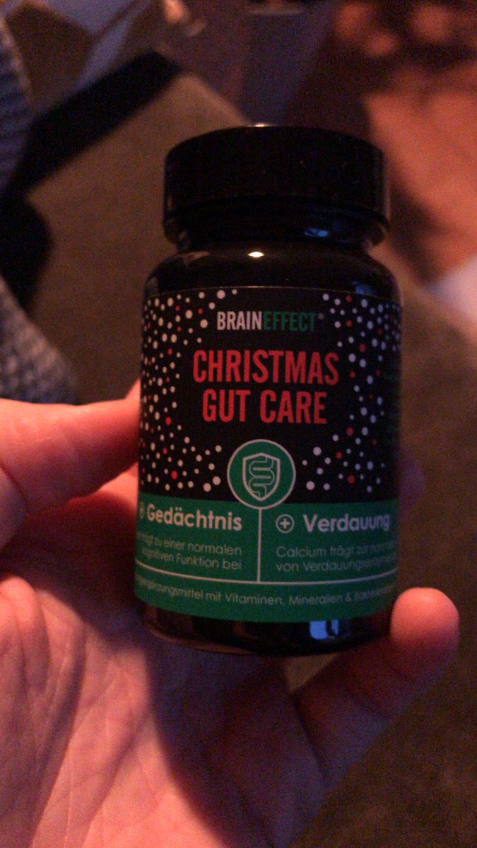 EvelynMedawar's tweet photo. Well then, off we go self-experimenting before Christmas. #gutbrain #christmastreat #braineffect https://t.co/a1YUHn4NeP