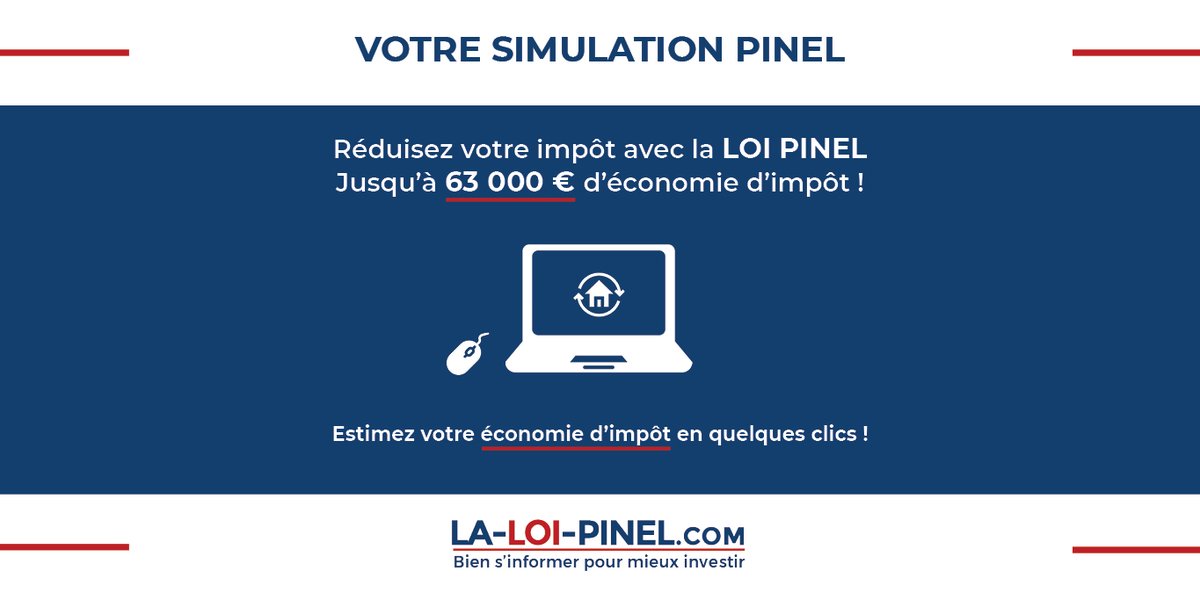 GuideLoiPinel's tweet photo. [ 💰 #SIMULATION ] - Combien pouvez-vous économiser grâce à la loi #Pinel ? Pour le savoir, réalisez notre simulation en ligne 👉 https://t.co/o3l1LHn39C 

#immobilier #impôt #economie #dispositif #pinel #reduction https://t.co/f0B02sACWr