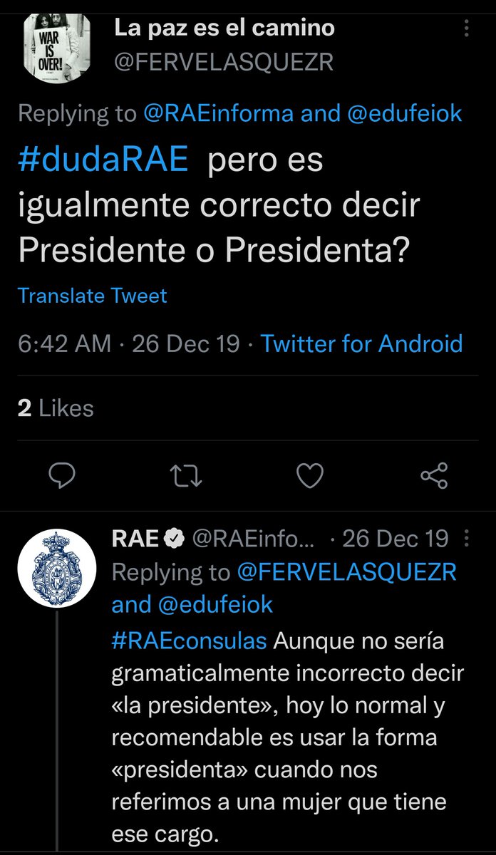 Ferrera_Mireya's tweet photo. @hnoe87_ Quizá ya tenga varios "comments" en su tuit. Solo deseo agregar ésto.
#RAEduda nos asiste en las dudas lingüísticas @RAEinforma
😉 https://t.co/BrCS8ICgCj