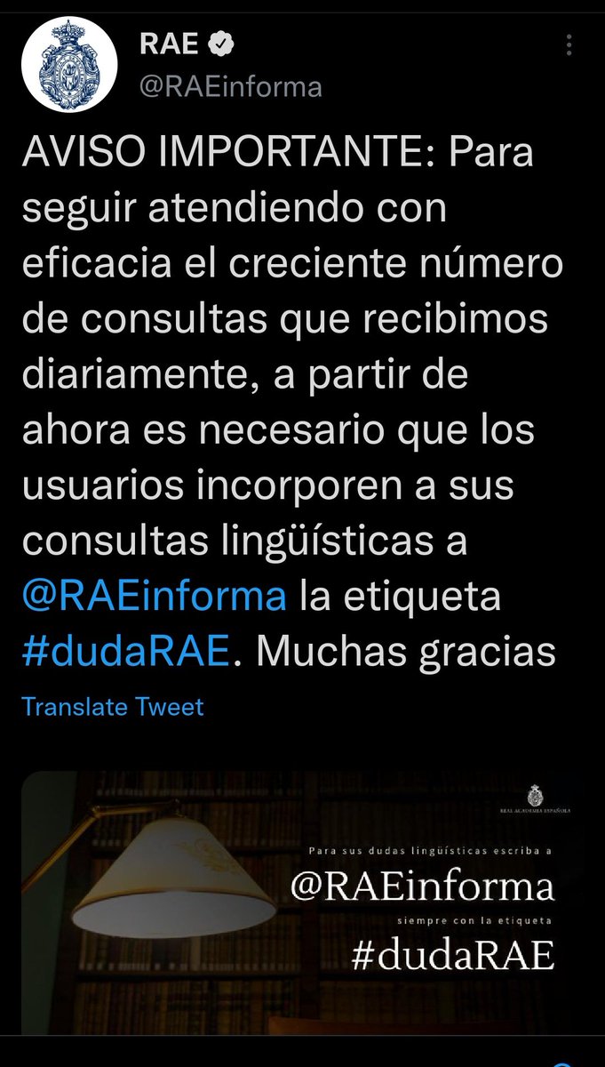 Ferrera_Mireya's tweet photo. @hnoe87_ Quizá ya tenga varios "comments" en su tuit. Solo deseo agregar ésto.
#RAEduda nos asiste en las dudas lingüísticas @RAEinforma
😉 https://t.co/BrCS8ICgCj