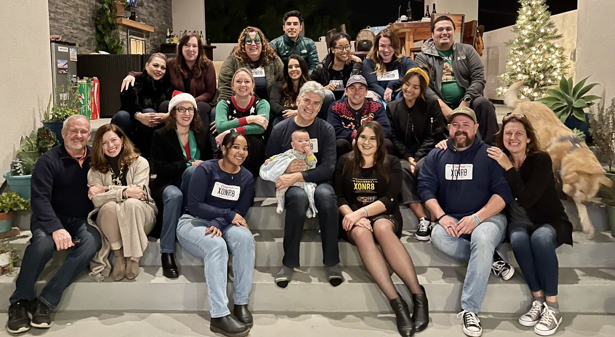 Happy holidays to my amazing staff! There is no one I would rather spend my days and years with.  #XONR8