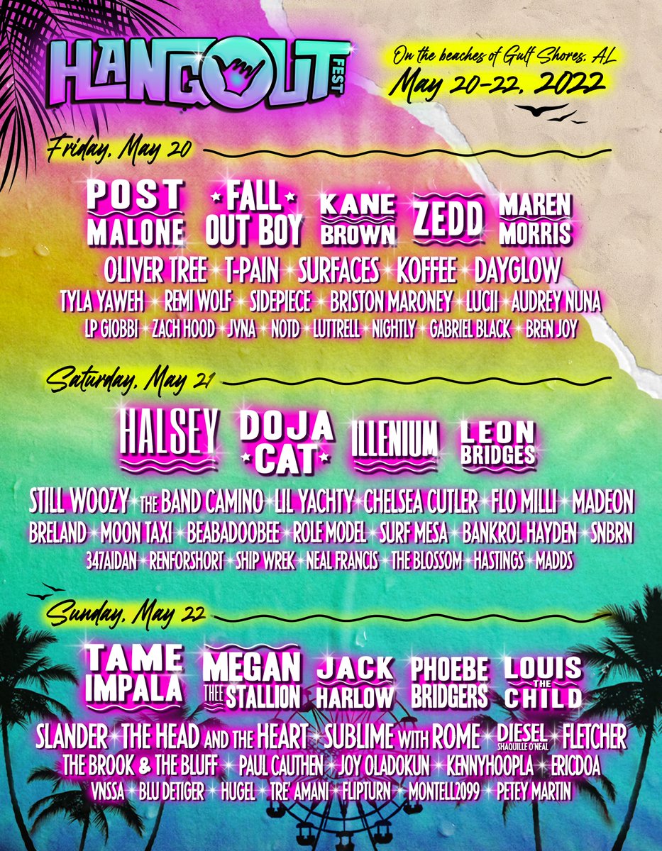 Hangout Fest 2024 Lineup Tickets Schedule Map Prices Dates
