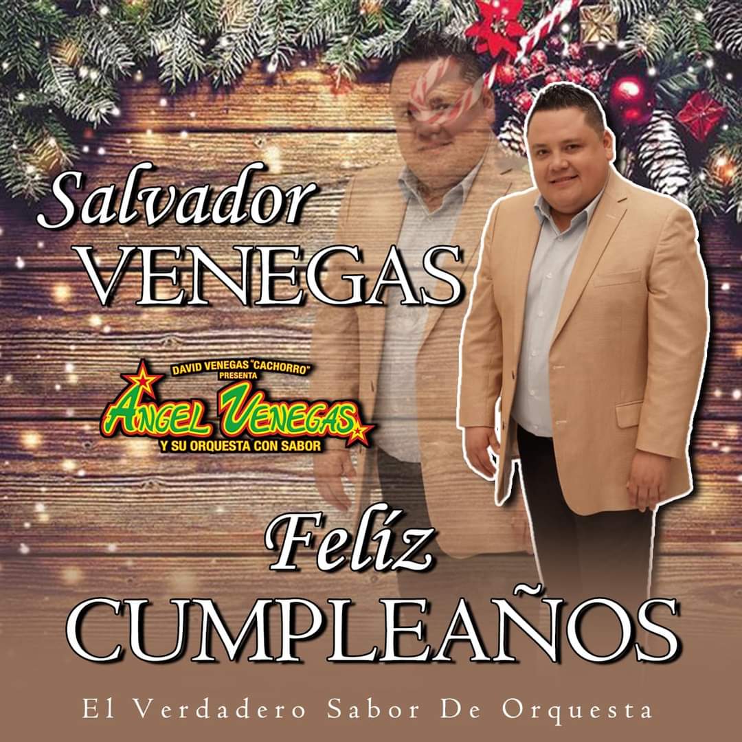 AngelVOrquesta's tweet photo. Hoy estamos de manteles largos celebrando un año más de vida de nuestro querido #Chava_Venegas deseamos hoy y siempre que estés lleno de muchos muchos éxitos y bendiciones. #Feliz_Cumpleaños 🎊🎁￼
#Dinastia_Venegas  #El_Verdadero_Sabor_De_Orquesta https://t.co/p1X4Mvi2im