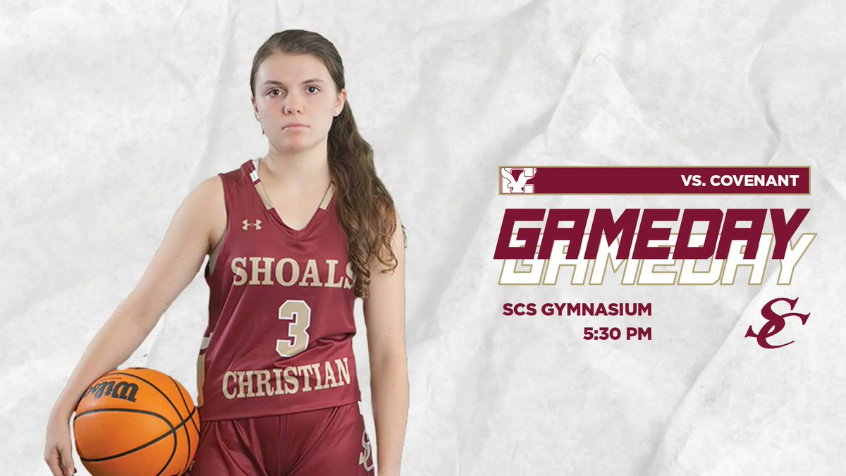 IT'S RIVALRY NIGHT 🔥😤

Shoals Christian takes on Covenant tonight at 5:30pm.

#goladyflame #scswbb