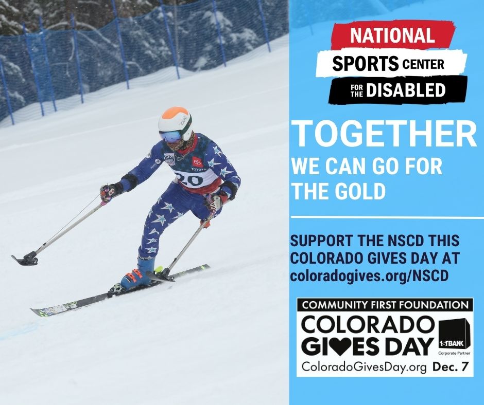 NSCD's tweet photo. Elite skiers from across the globe come to us to train, compete, excel and make the world #RethinkAbiity. This Colorado Gives Day will you help train Paralympic hopefuls for the 2022 Winter Olympics, ensuring athletes of all levels discover the power of their own abilities? https://t.co/DyKCrzItz1