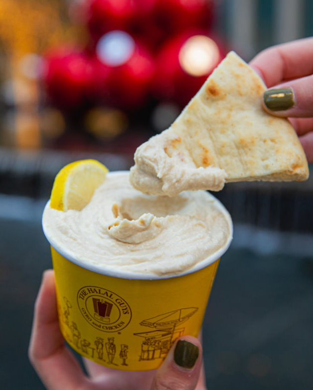 HalalGuys's tweet photo. Zesty and Fresh, our Lemon Hummus is the perfect side to stop in for between your holiday shopping.

#Lemon #Hummus #Zesty #Fresh #Holidays #HolidaySnack #HolidayShopping #Filling #Yummy #Flavor https://t.co/iA5sXPooee
