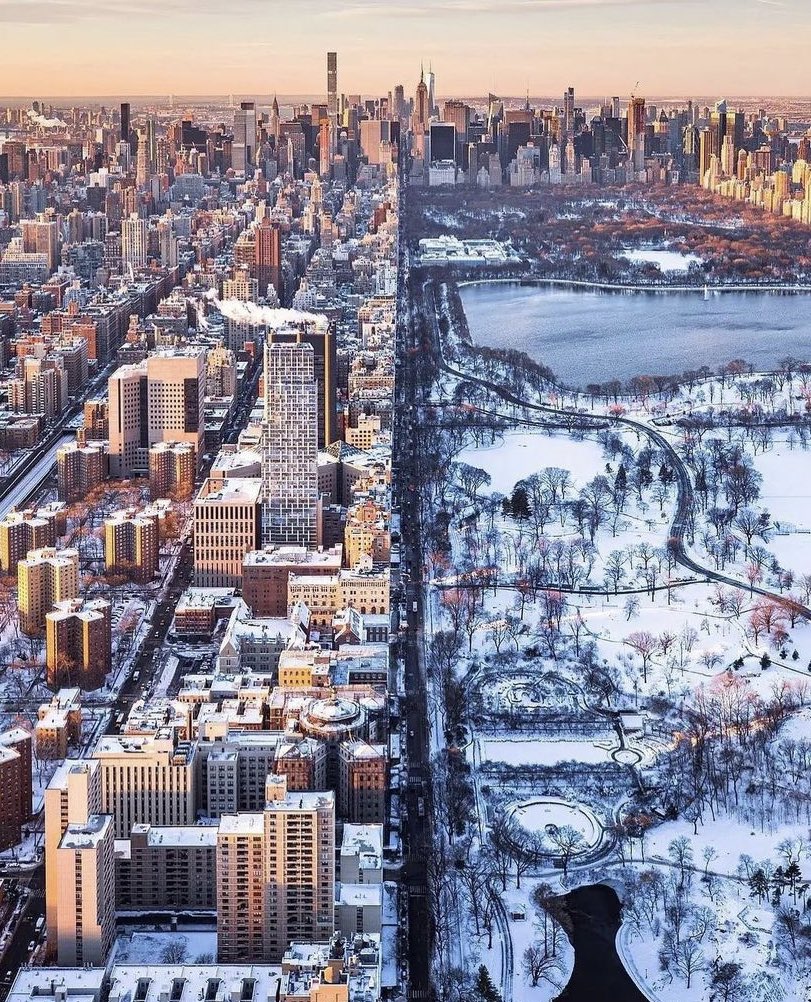 W0rld2026's tweet photo. Central Park in Winter https://t.co/n8fW3Fz156