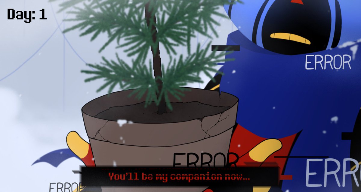 zetaphobia's tweet photo. β¦ Day: 1 Tree π²β¨
He took a smol pine tree and brought it home to talk to. :3
(his nameβs Timothy lmao)
#errorsans #errorcember #error_cember https://t.co/ZubjuJJZxd