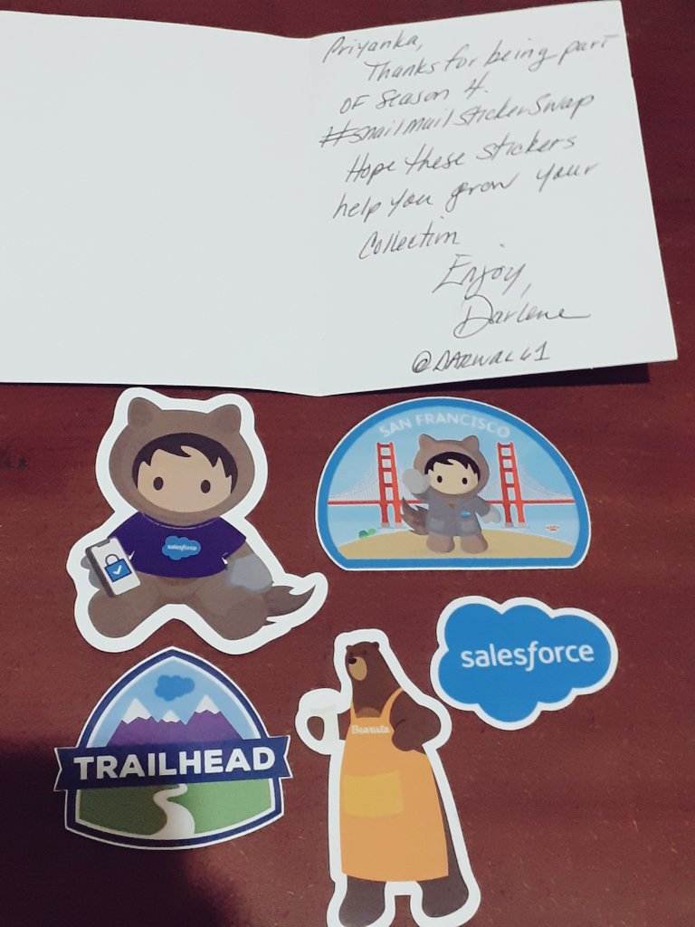 Priyanka_sfdc's tweet image. Thanks @darwal61 for the stickers!😊😊 💻 ❤️ #SpookyS4  #SnailMailStickerSwap