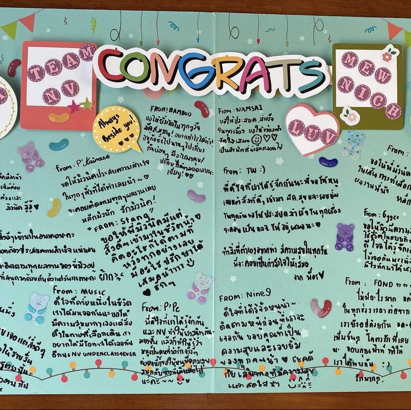 jaru1's tweet photo. เพิ่งมีเวลาอ่านข้อความจากมิวสิคถึงมิวนิค .. NV UNDERCLASS4EVER 🥺 .. ตลอดกาลและตลอดไป  🤍🤍🤍
#mew_mn #MusicBNK48 
#mewnichgraduate #TeamNV 
#TheUnderclassTH https://t.co/PyGrVW6U3X