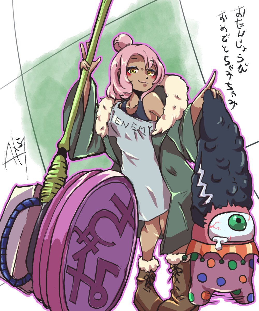 cyaming_us's tweet photo. 🖌by @tri__edge
トライさんがおたおめの絵を書いてくれた🥺💖
ちゃんと好きな物全部詰まっててすごいなあ🥺🥺🥺嬉しいなあ、、今日は味方でした😢💖
ありがとうございます( ;ᯅ; )(♡)
#ハンコにちゃみのセンス
#あまあすのすきんもガングロも完璧
#EMEMY https://t.co/441sq1axRs