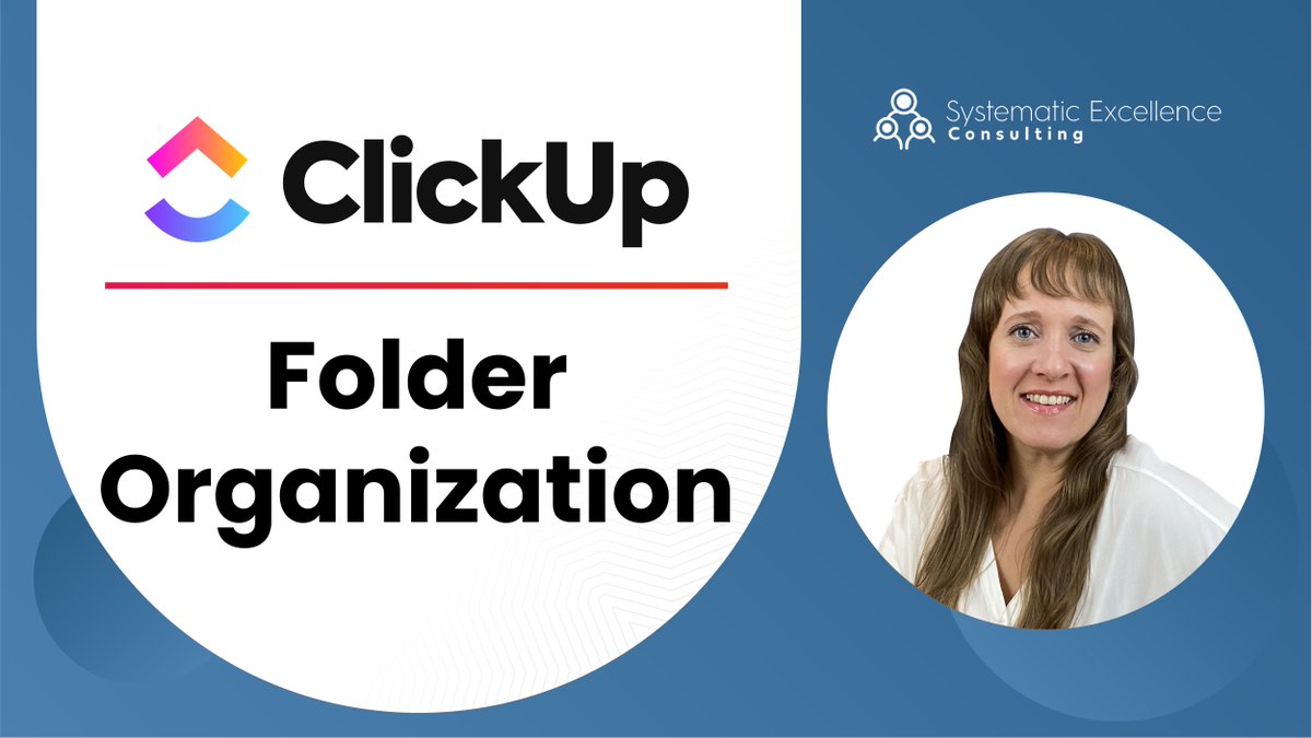 AmalieShaffer's tweet photo. Even if you feel like your business is well-organized… it can always improve! Come over and watch this video where we show you different ways to organize your spaces, folders and lists inside of @clickup  Click here → https://t.co/eXUMaDogiT 

#clickup #clickupmastery https://t.co/Q7Yt3cJ8To
