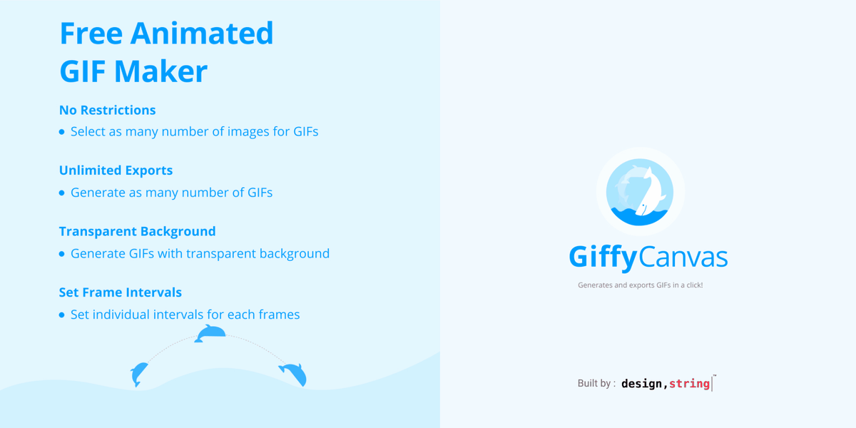 AaplyHQ's tweet image. GiffyCanvas by @design_string allows you to create GIF images within Figma. Install the plugin, select the images that you want to create your GIF with, set the relevant parameters such as interval, width, and height, and download the ready GIF file.