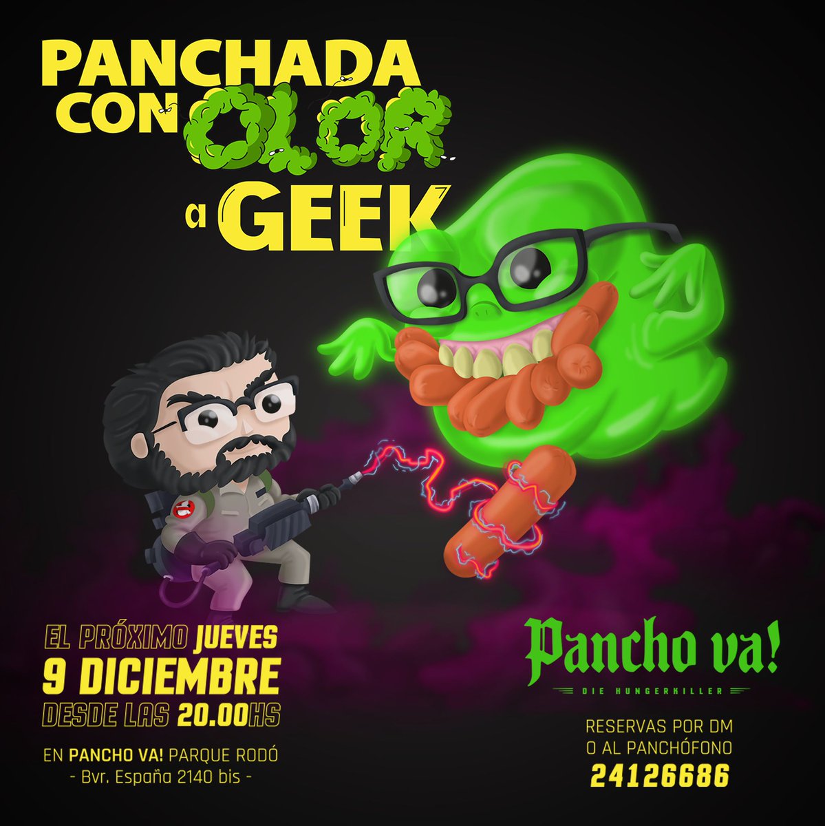 ¡DECRETAMOS LA PANCHADA! Este jueves a las 20.00 en Pancho Va del Parque Rodó (Bvr. España 2140 bis) y en nuestro Instagram despedimos el año y hacemos un programa especial con sorteos, juegos y más. Más info y reservas en instagram.com/panchova_uy/