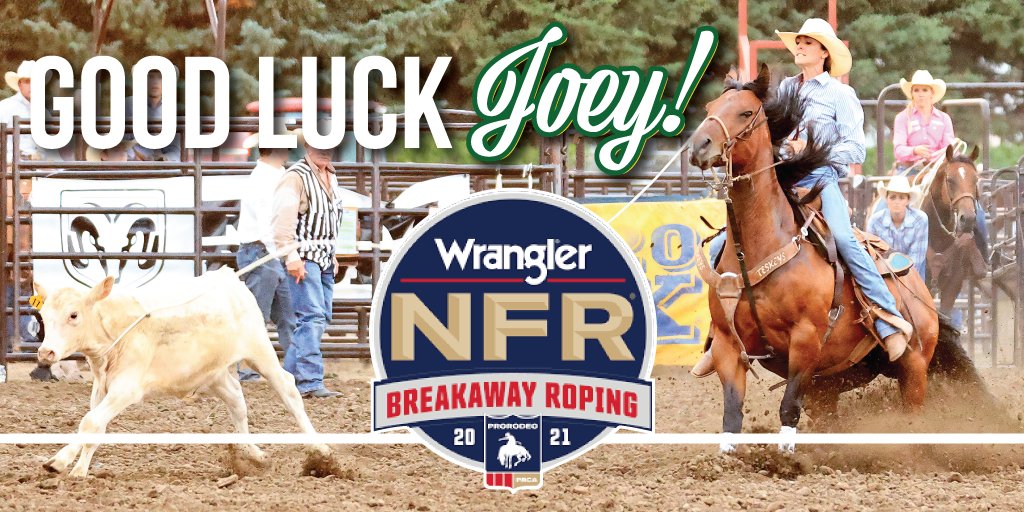 BHSU alum Joey Williams competes for a world title Dec. 6-7 at the Wrangler NFR Breakaway Roping. #BHSU

wranglernetwork.com/news/wrangler-…