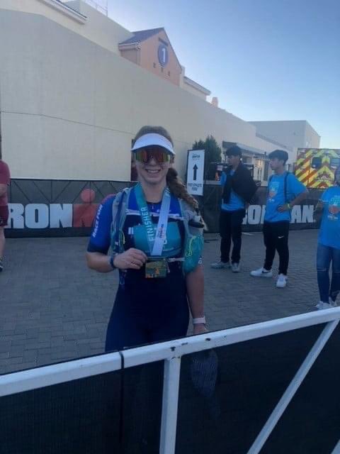 IMF_Foundation's tweet photo. We ❤ #MedalMonday! Congratulations to all of our TEAM IMF Athletes who competed at Trainual IRONMAN 70.3 Indian Wells La Quinta! #RaceForMore #TEAMIMF https://t.co/6MNEOyGzDN