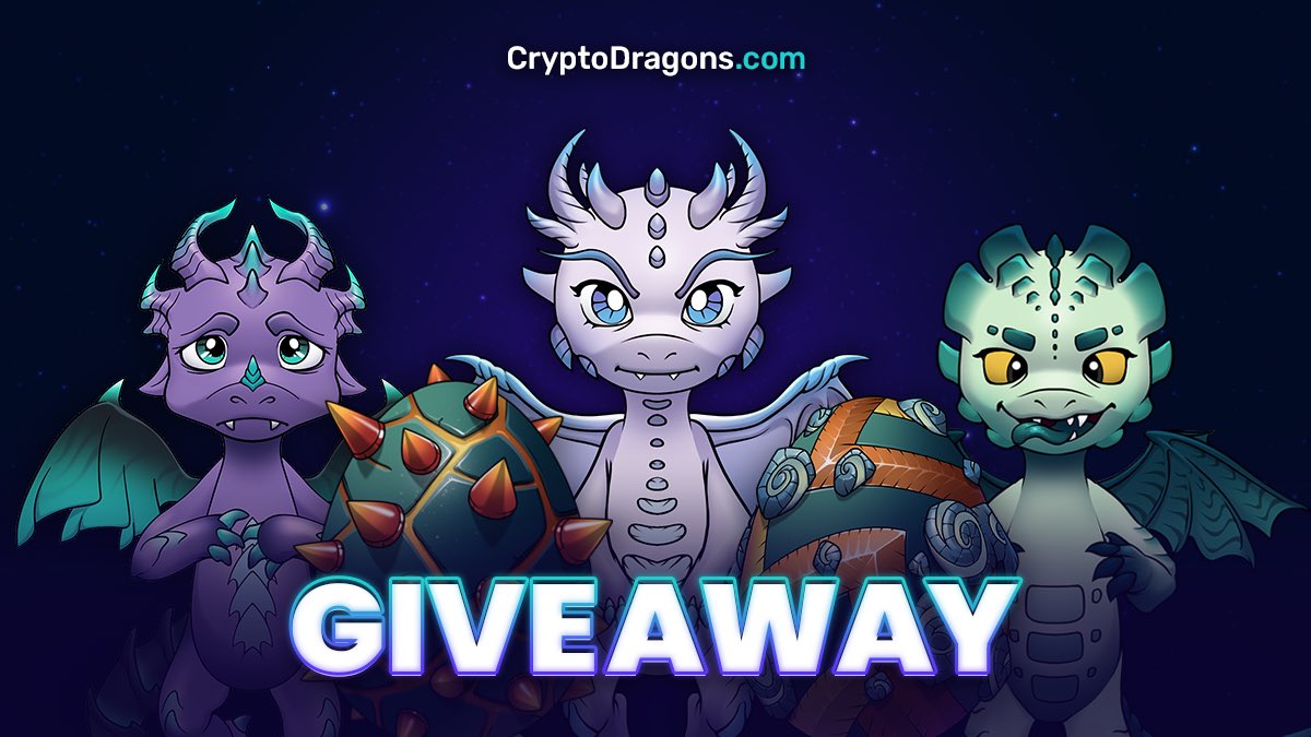 🚨 Dragons are GIVING AWAY 
1 Random Egg 🚨

To take part, follow the rules ⤵️

→ Follow our Twitter 

→ Retweet this post: bit.ly/31wOuWK

→ Tag 2 of your friends in the comments

End Date: December 10, at 11am EST
🔥🐉

#nft #nftcommunity #NFTGiveaway #cryptodragons