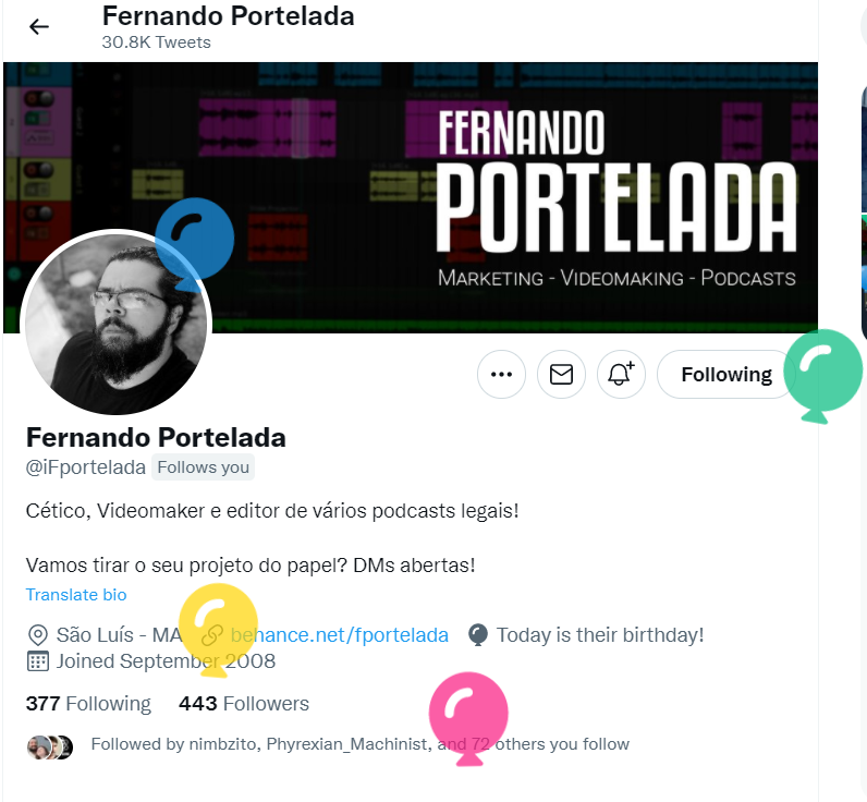 GearsHeavy's tweet photo. E hoje é aniversário do nosso capitão @iFportelada ! Uma salva de palmas para esse homem! Sucesso e tudo de bom! https://t.co/iQdPqy1Nvm