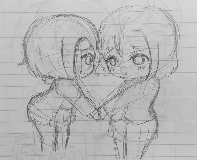 またぽむツノ描くの忘れてる私
下描きの歩夢ちゃんめちゃくちゃ可愛いポムゥ 