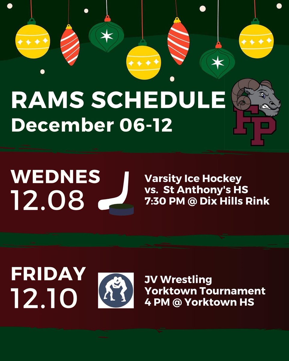 FP_Sports's tweet photo. This week in sports for the Rams 🐏 #RamView #GoRams #AMDG https://t.co/jhjo4mGYgt