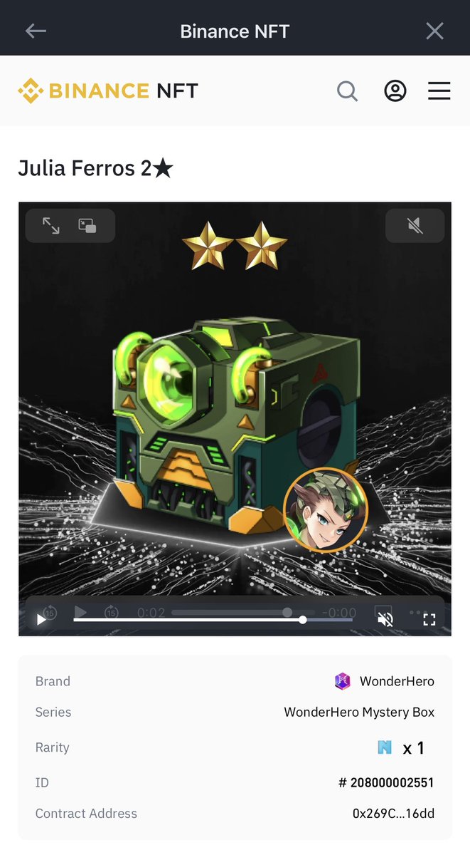 bernuka_kit's tweet photo. My First NFT on Binance. Feel so happy !!! 😆

Im excited to play wonderhero games! ❤️

@TheBinanceNFT @Wonderhero_io 

@Alev_Iqbal @DrNoorAzmi @DrZahidHamidi https://t.co/YFIQdgMVXO
