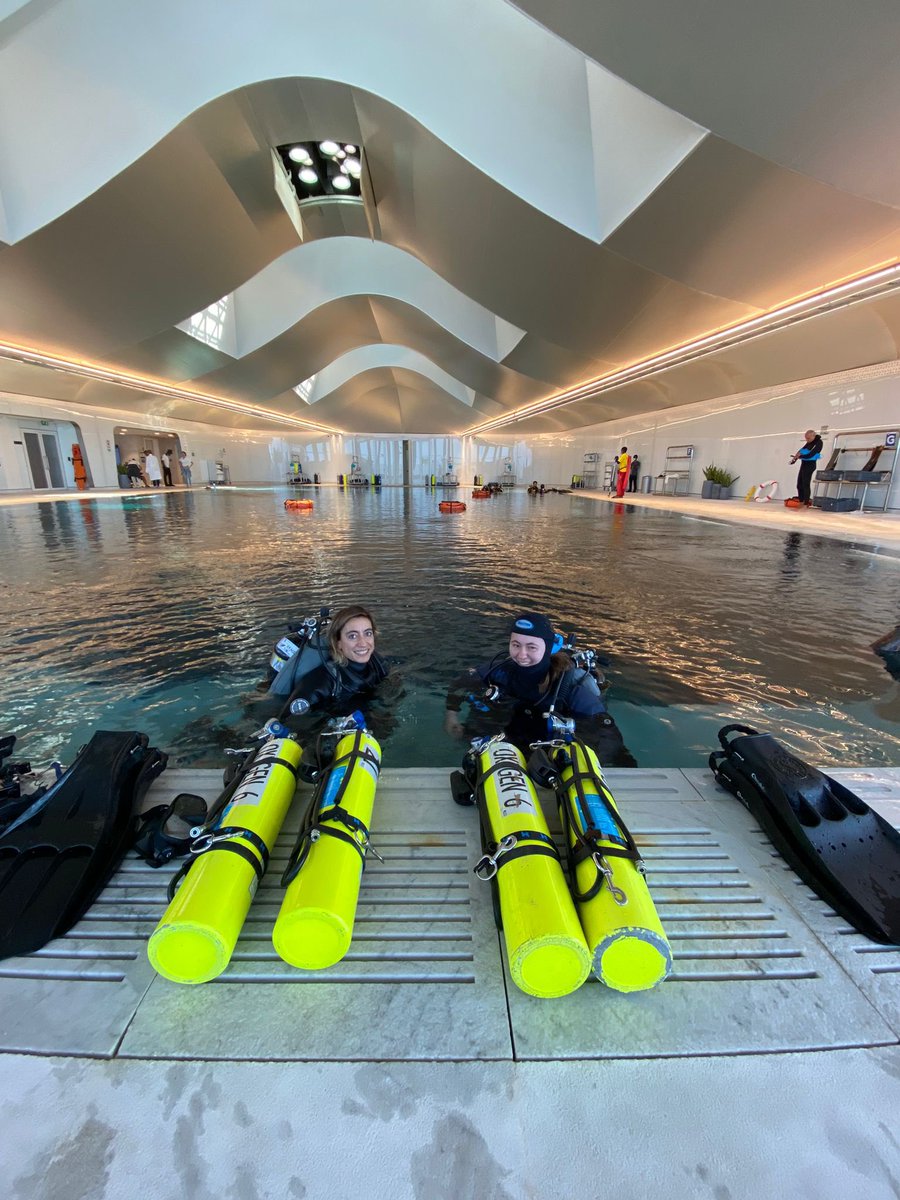 DAN_Europe's tweet photo. #DANEUROPE research team at #DeepDiveDubai working on #scubasafety investigation projects. We thank everyone who participated in our tests! https://t.co/a6HIXSNaST