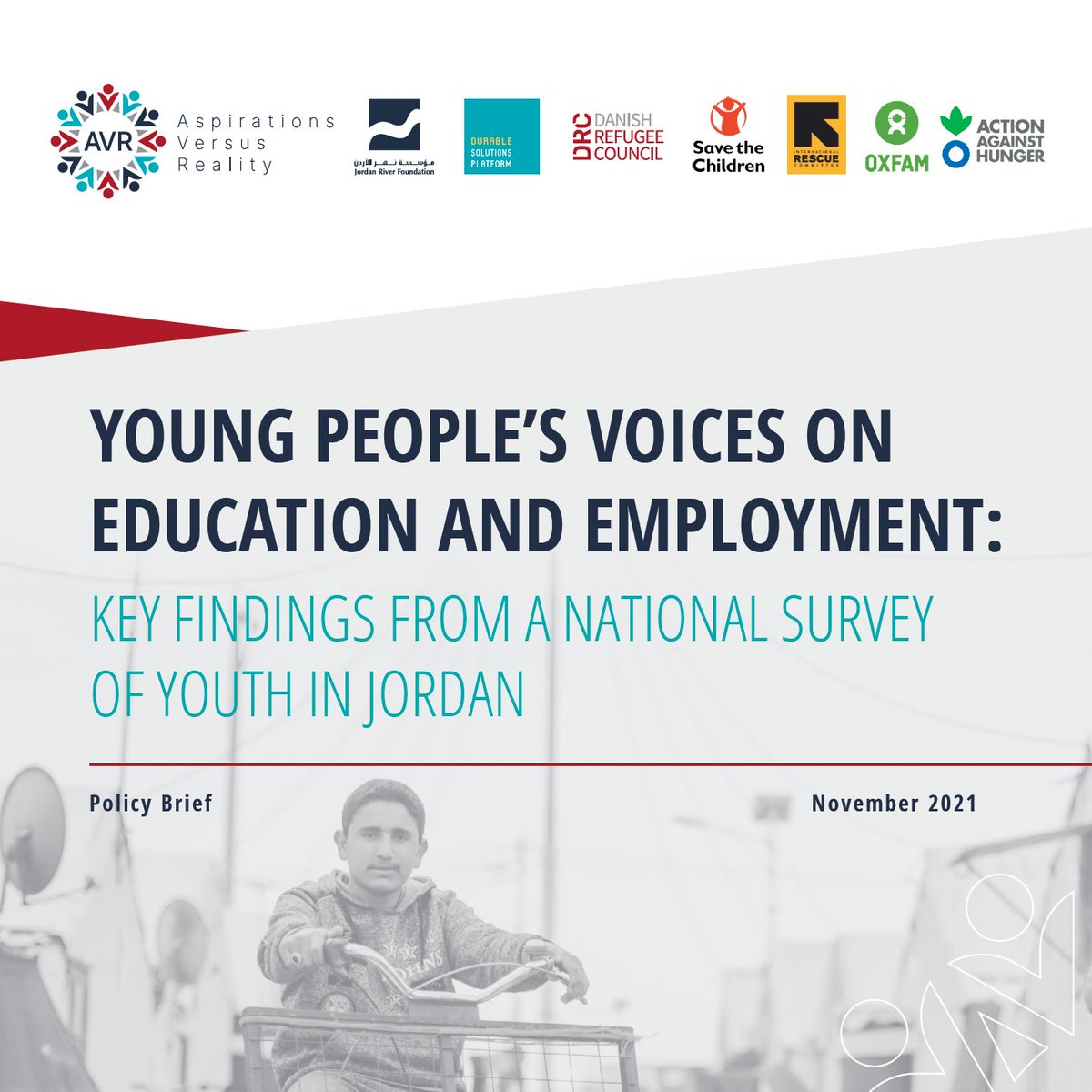 Enabling vulnerable Jordanian and refugee youth to live full and productive lives will give them the chance to fulfill their potential. Our new policy brief aims to assess youths’ pathways towards empowerment and self-reliance in Jordan. 
bit.ly/3pyVkD9 #WeBelieveinYouth