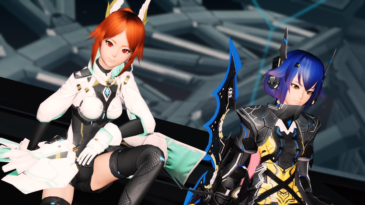 DauraPso2's tweet photo. Next, is NGS Idol &amp; Assassin Quna 🧡💙

Idol: @ARKSIdolDiva 
Assassin: @DauraPso2 
--
#PSO2 #PSO2_SS
#PSO2NGS #PSO2NGS_SS 
#PSO2_NPC #クーナ #Quna #ゼルシウス #Zelsius https://t.co/LjtuavoUgd