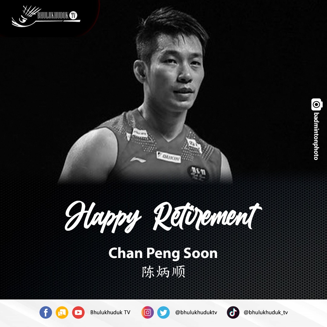bhulukhuduktv's tweet photo. News Update:
Chan Peng Soon, Malaysian Professional badminton players specialised in mixed doubles announced his retirement from international badminton.
Happy Retirement Uncle Chan @chanpengsoon
Source: IG @pschan88
#HappyRetirement
#PSChan
#badmintonmalaysia
#BhulukhudukTV https://t.co/jNoFmcwYZj