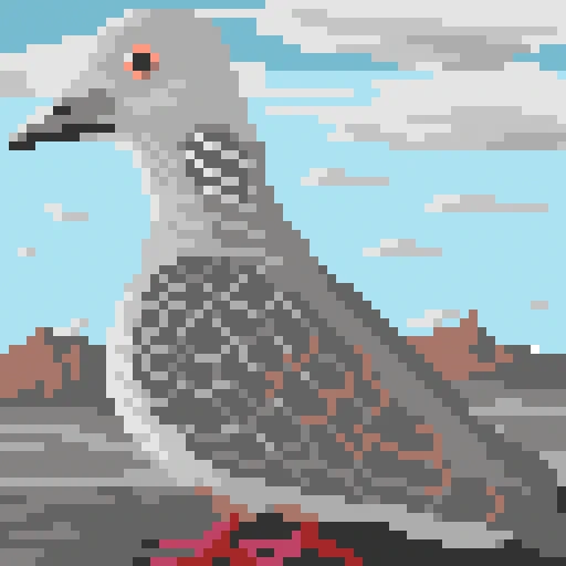 キジバト#pixelart 