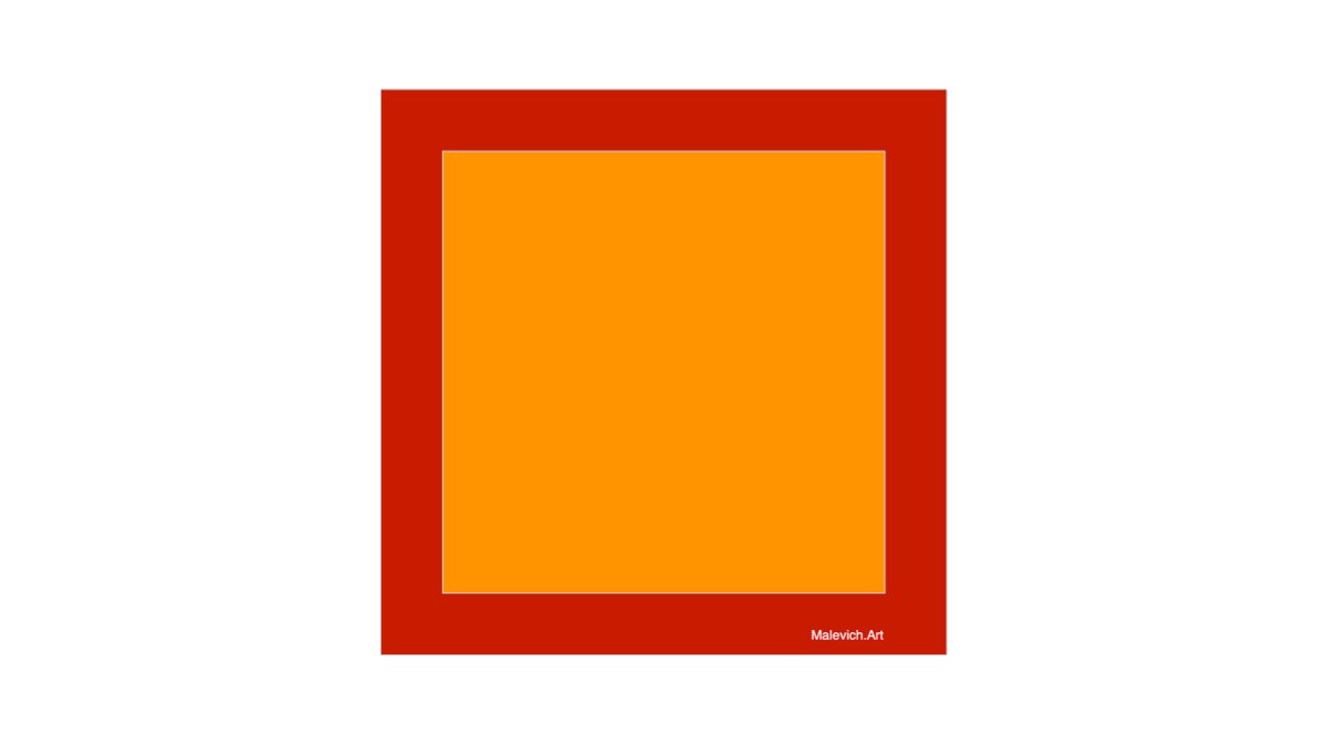 MalevichArt's tweet photo. 🔥🔥🔥 Now NFT 🔥🔥🔥
🔥🔥🔥 Orange Square on Red Canvas 🔥🔥🔥

Unique colour scheme
Square (Hex Color #FF9300)
Canvas (Hex Color #C80000)

OpenSea: https://t.co/yIx8xkTEpG
Website: https://t.co/wrgfYKStqJ

#NFT #NFTArt #NFTCollection #NFTCollectors #NFTCommunity #NFTartists https://t.co/y5FwVHw1ib