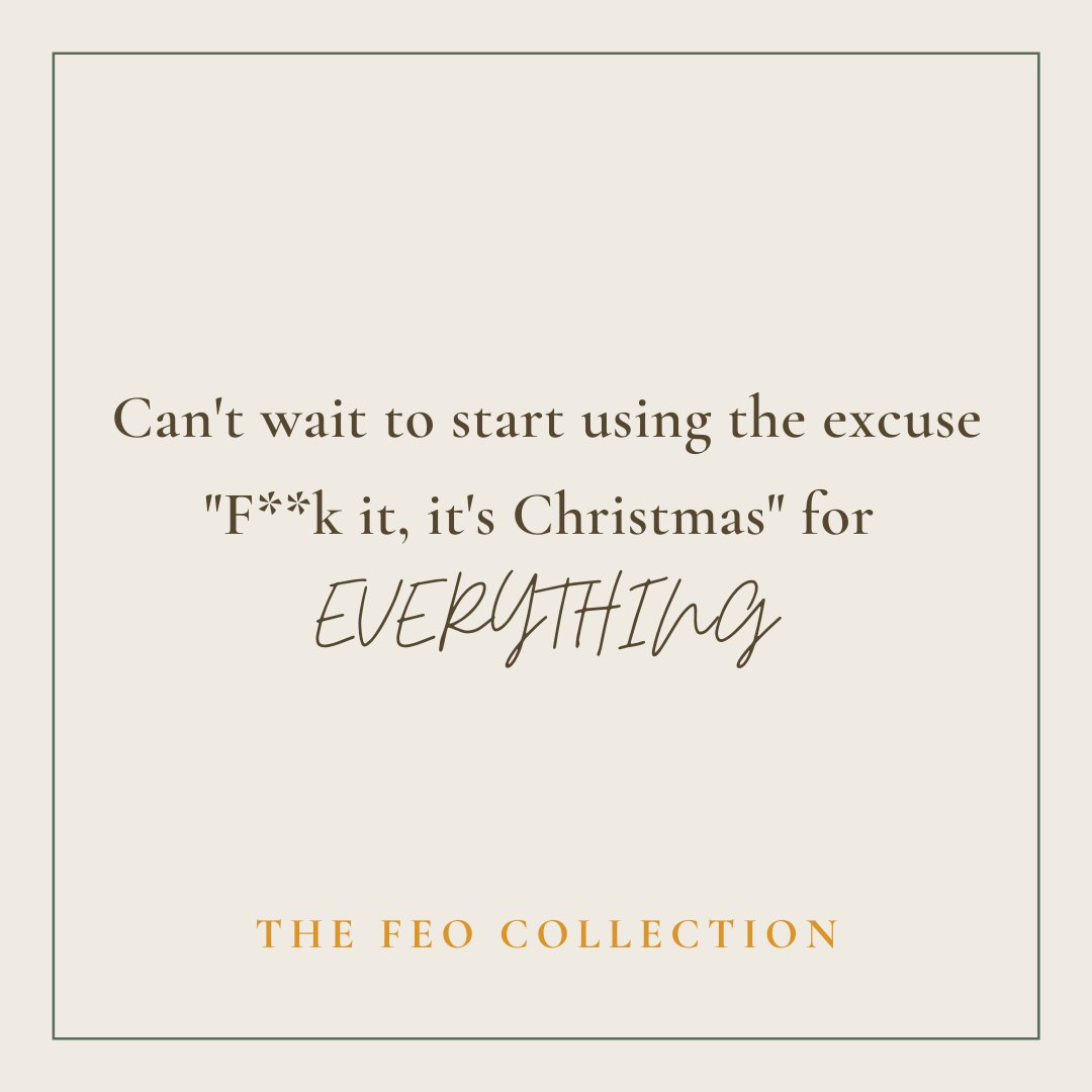 feocollection's tweet photo. It's the most wonderful time of the year 😛🎄...who can relate? https://t.co/wS474a626o
