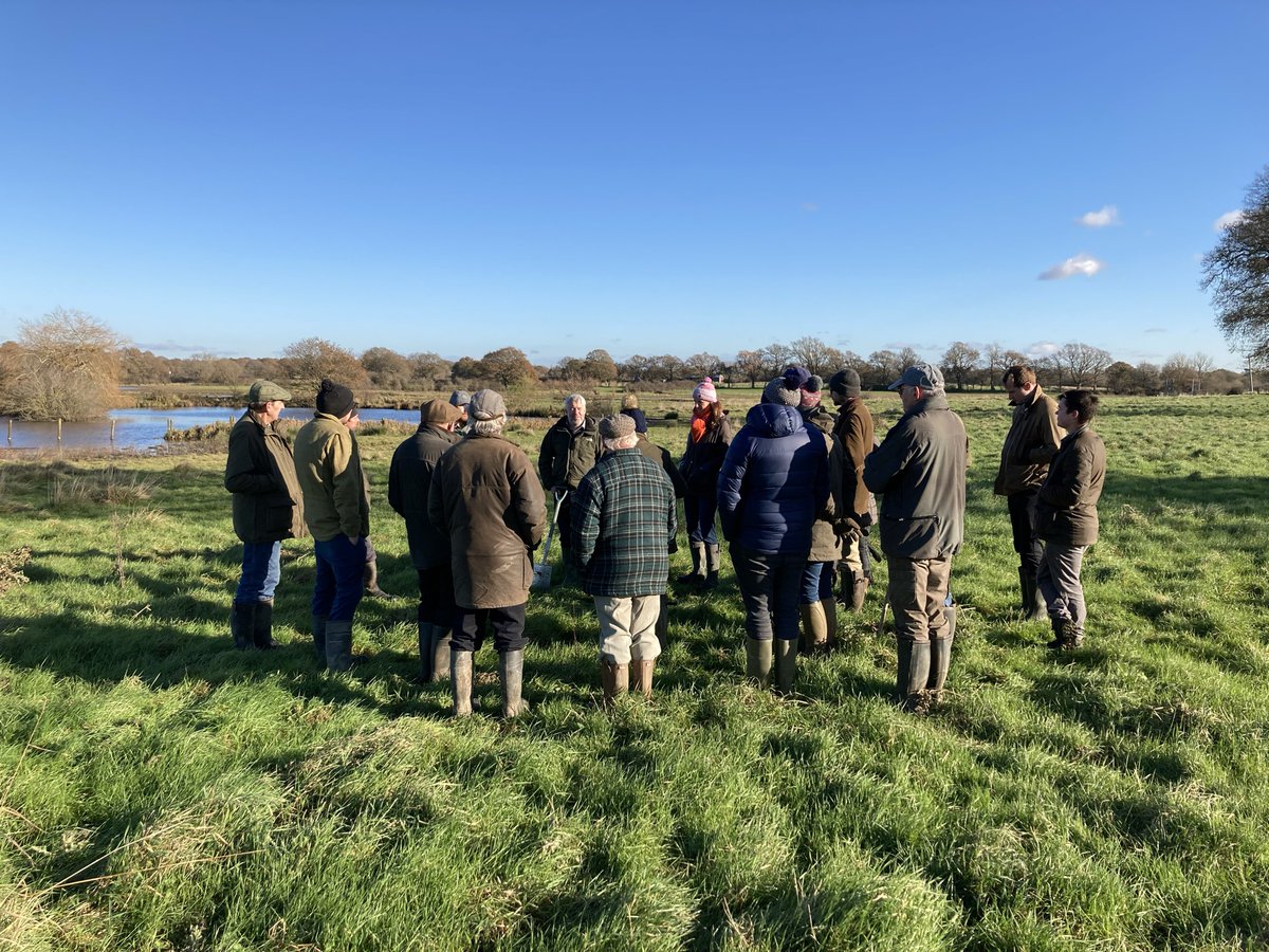 AdurFarmers's tweet photo. Great day out at Brighthams Farm, talking soil, carbon, diversity and productivity. Thanks @PhilNash2 and @SWFConsultant for fantastic morning. https://t.co/EHhyrchzFs