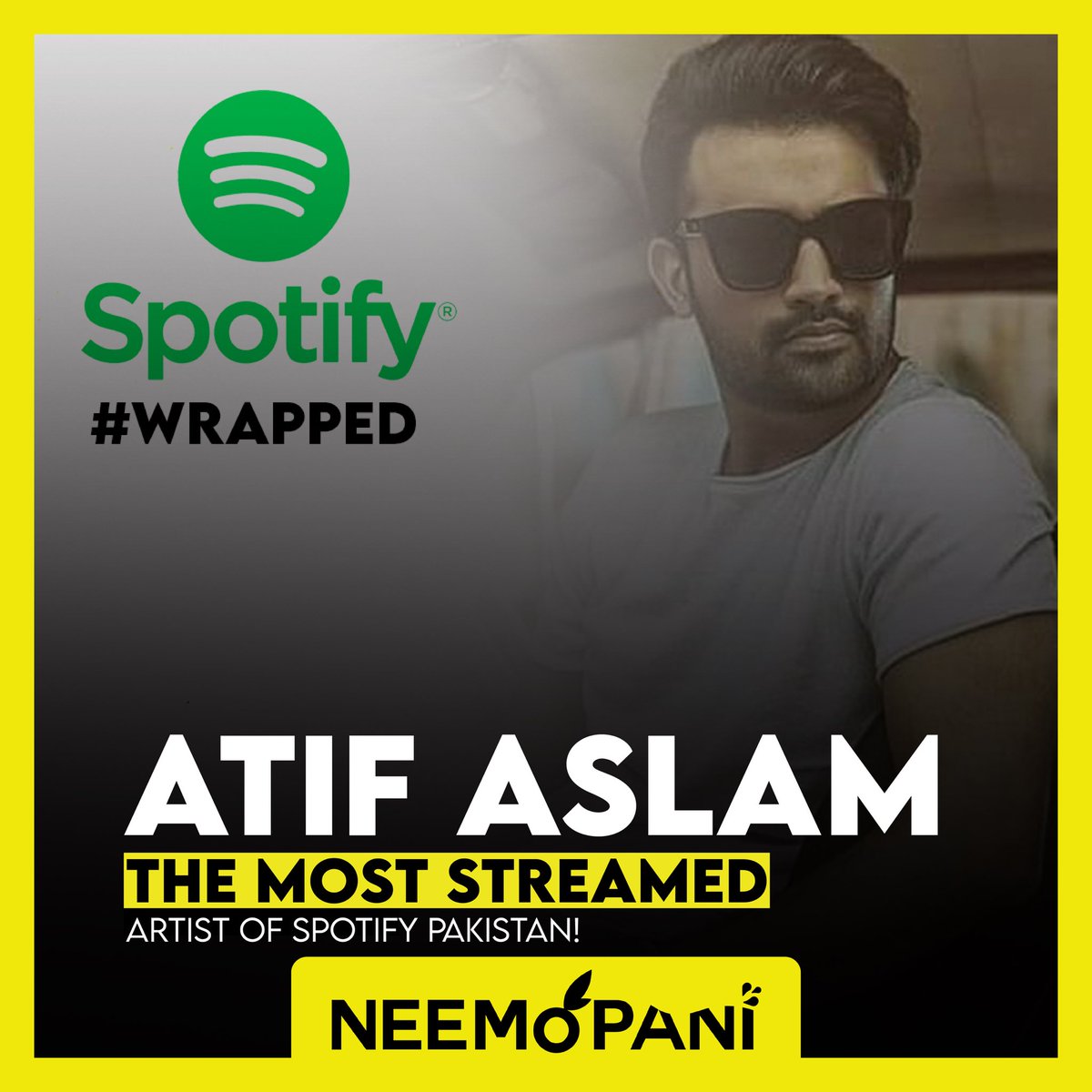 Neemopanidotcom's tweet photo. @itsaadee + Spotify Pakisan
= Best combo ever! 
Raise your hand if you agree?☝️

#Neemopani #KuchKhattaKuchMeetha #atifaslam #aadeez #aadeezforever #spotifywrapped #spotifypakistan #bestsinger #Spotify https://t.co/X5phSVURJq
