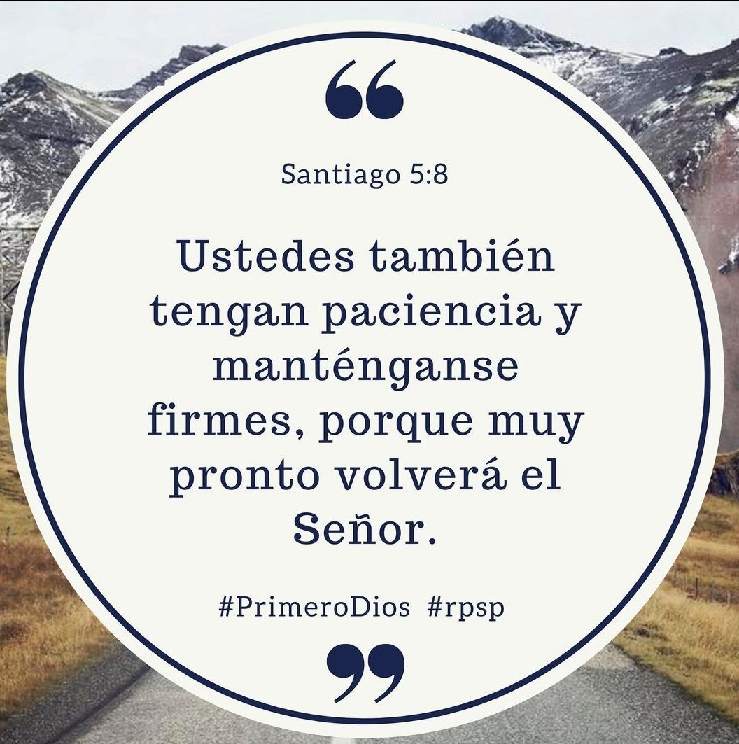 greyesc_01's tweet photo. “Sean también ustedes pacientes y no se desanimen, porque la venida del Señor está cerca.
Otro punto muy importante: no juren, ni por el cielo, ni por la tierra, ni de ninguna otra forma. Que su sí sea sí, y su no, no; de otro modo serían reprensibles”. https://t.co/ZUVR7lseF8